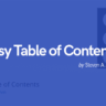 Easy Table of Contents