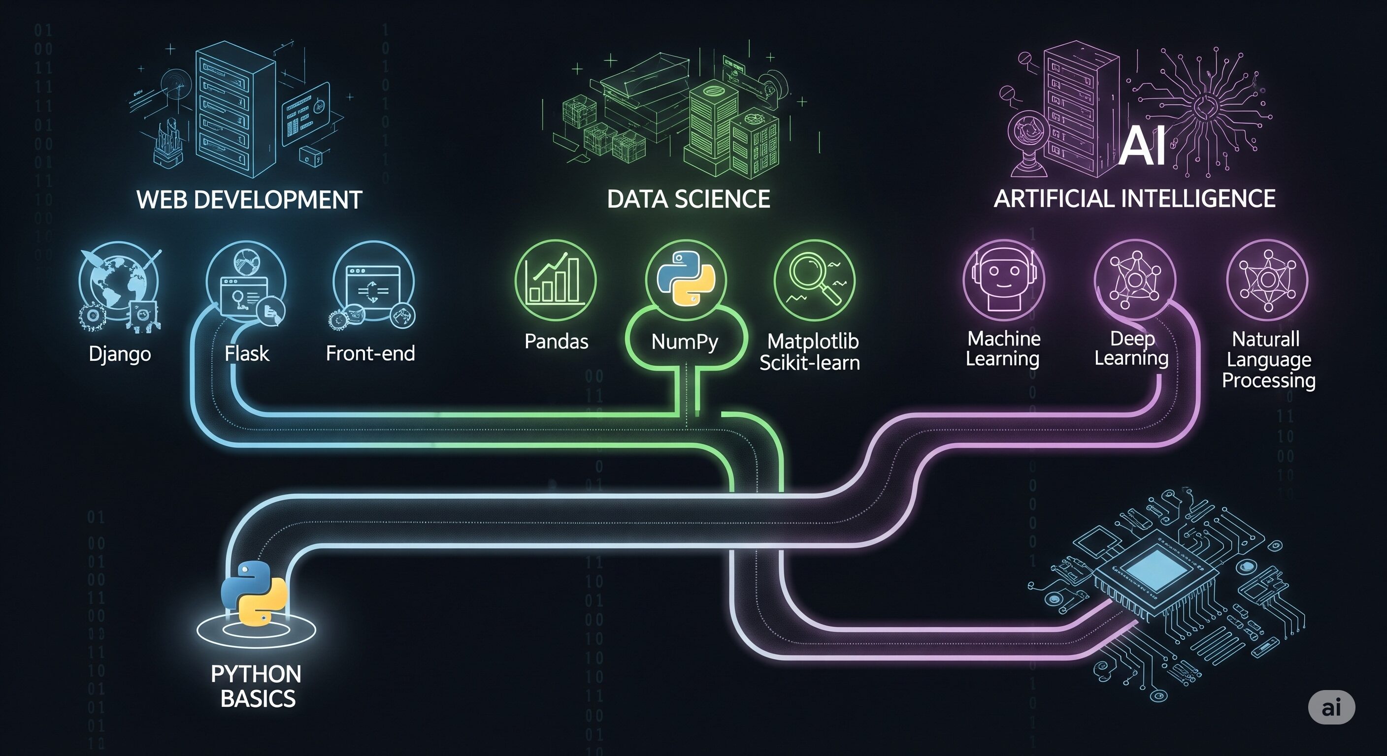 Python学習のStep 20: 次のステップ（基本を終えたら何を学ぶ？）